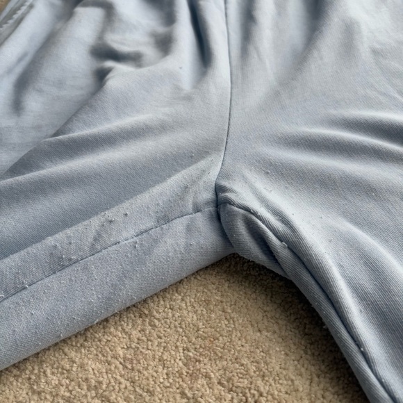 American Eagle Outfitters light blue Track Pants with Elastic Waistband size L - Picture 6 of 6